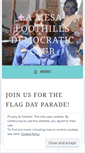 Mobile Screenshot of lamesafoothillsdemocraticclub.com